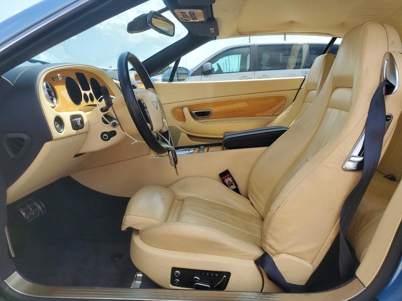2008 Bentley Continental VIN SCBDR33W18C053330 COPART salvage auction — FRONT END, Fl - Cert Of Title Slvg Rebuildable, sold $3,950 on 2026-07-22 (photo 7)