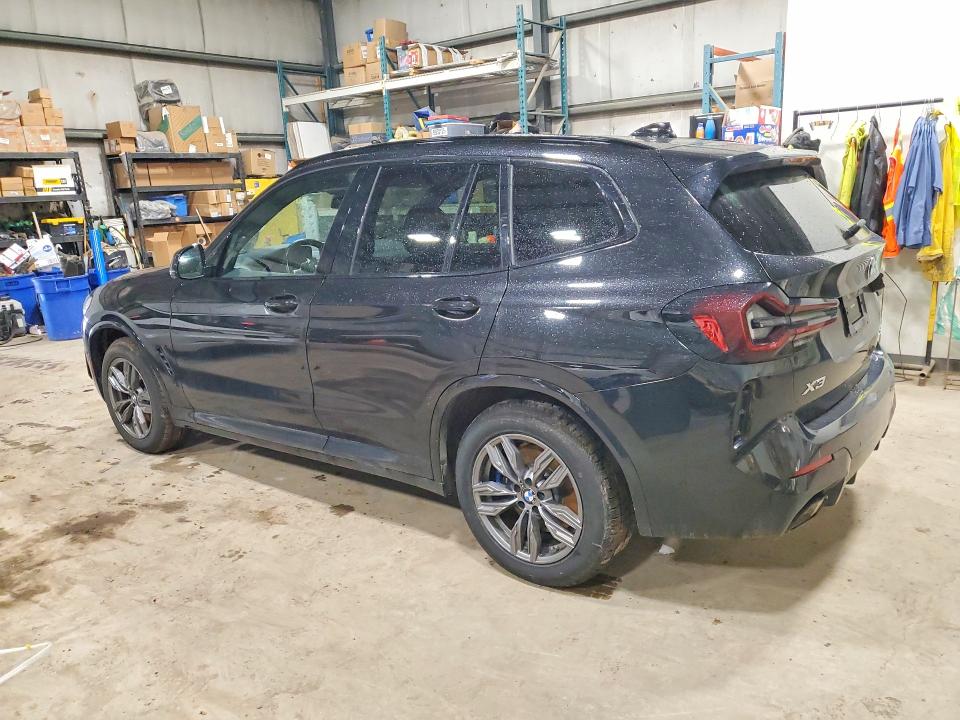 2023 BMW X3 VIN 5UX53DP05P9P70371 COPART salvage auction — FRONT END, On - Permit No Brand - Unfit, sold $26,250 on 2026-07-07 (photo 2)