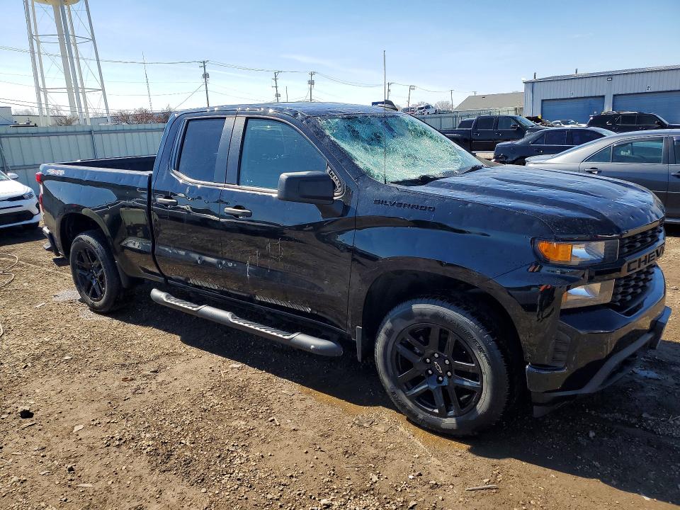 2021 Chevrolet Silverado VIN 1GCRYBEK2MZ306429 COPART salvage auction — HAIL, IL - SALVAGE CERTIFICATE, sold $8,000 on 2026-07-03 (photo 4)
