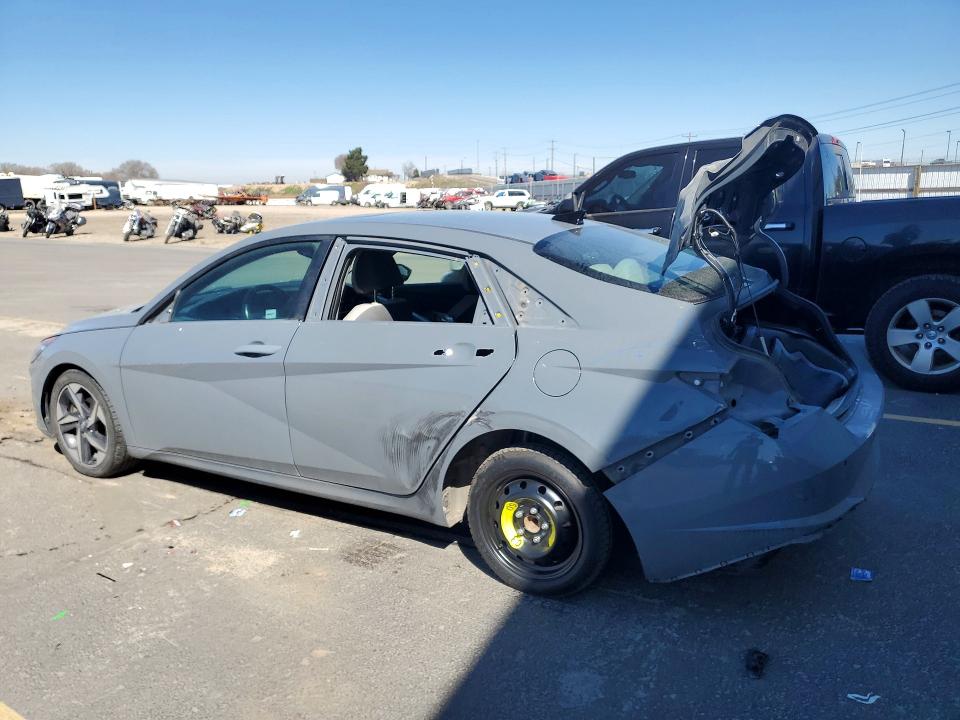 2021 Hyundai Elantra VIN KMHLP4AG1MU153993 COPART salvage auction — SIDE, Salvage Title, sold $100 on 2026-07-30 (photo 2)