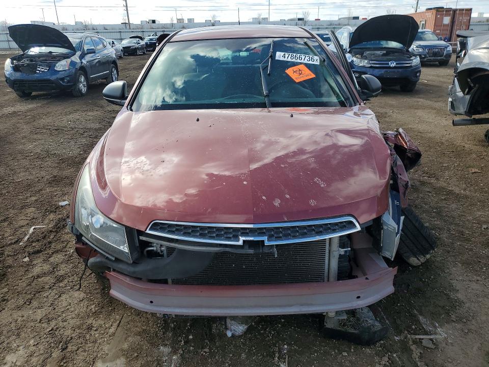 2012 Chevrolet Cruze VIN 1G1PD5SH4C7285891 COPART salvage auction — FRONT END, IL - SALVAGE CERTIFICATE, sold $325 on 2026-07-02 (photo 5)