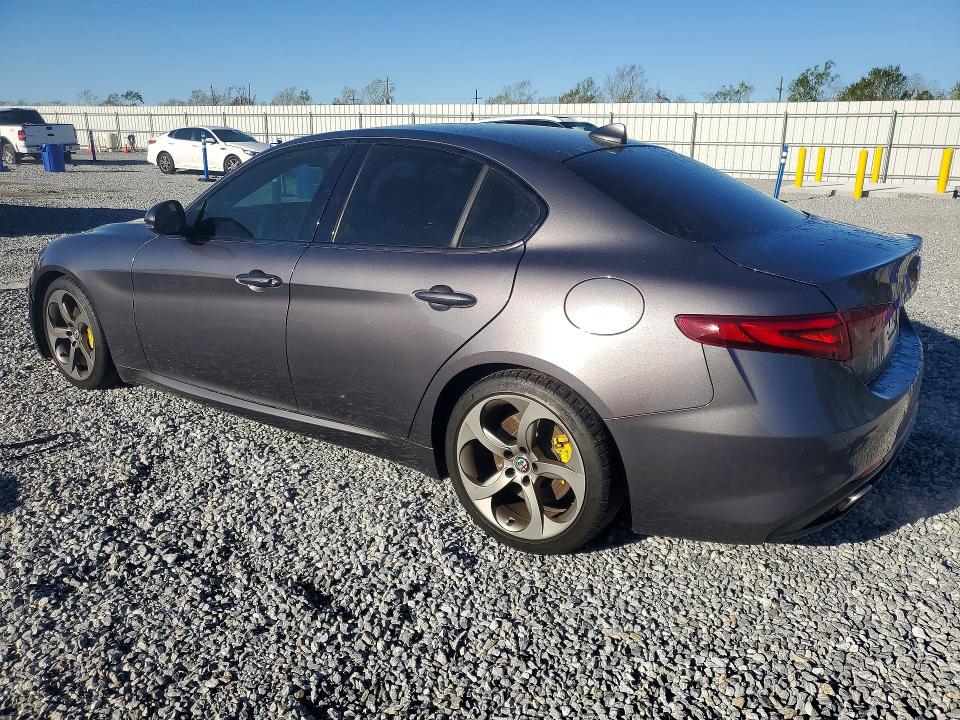 2018 Alfa romeo Giulia VIN ZARFAEBN5J7577862 COPART salvage auction — FRONT END, Id - Salvage Certificate Of Title, sold $3,600 on 2026-07-20 (photo 2)
