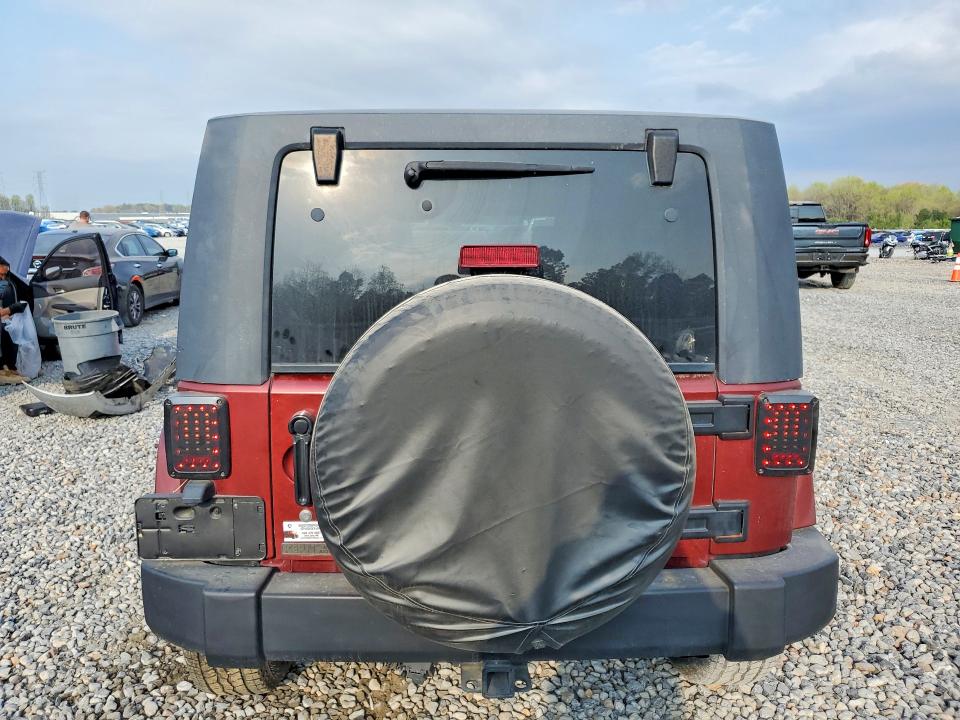 2007 Jeep Wrangler / VIN 1J8GA59147L113973 COPART salvage auction — FRONT END, TN - SALVAGE CERTIFICATE, sold $3,250 on 2026-07-09 (photo 6)