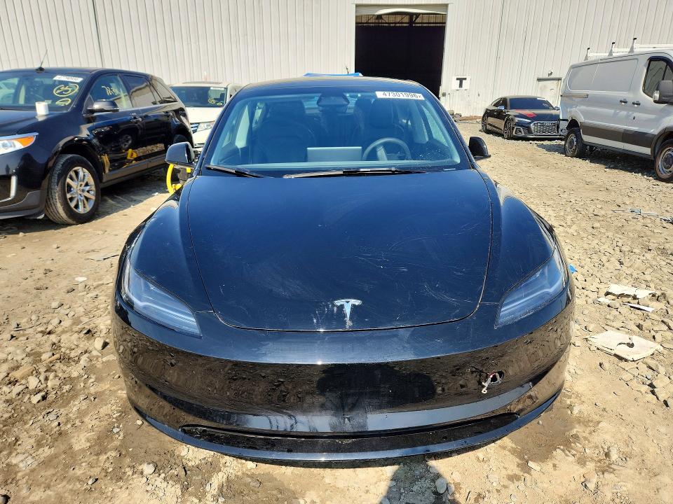 2025 Tesla VIN 5YJ3E1EA5SF924511 COPART salvage auction — REAR END, Nj - Cert Of Title-Salvage, sold $10,300 on 2026-07-11 (photo 5)