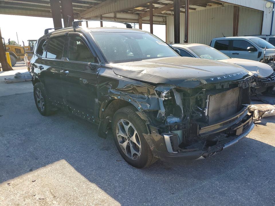 2021 Kia Telluride VIN 5XYP54HCXMG110852 COPART salvage auction — REAR END, Fl - Certificate Of Destruction, sold $3,700 on 2026-07-10 (photo 4)