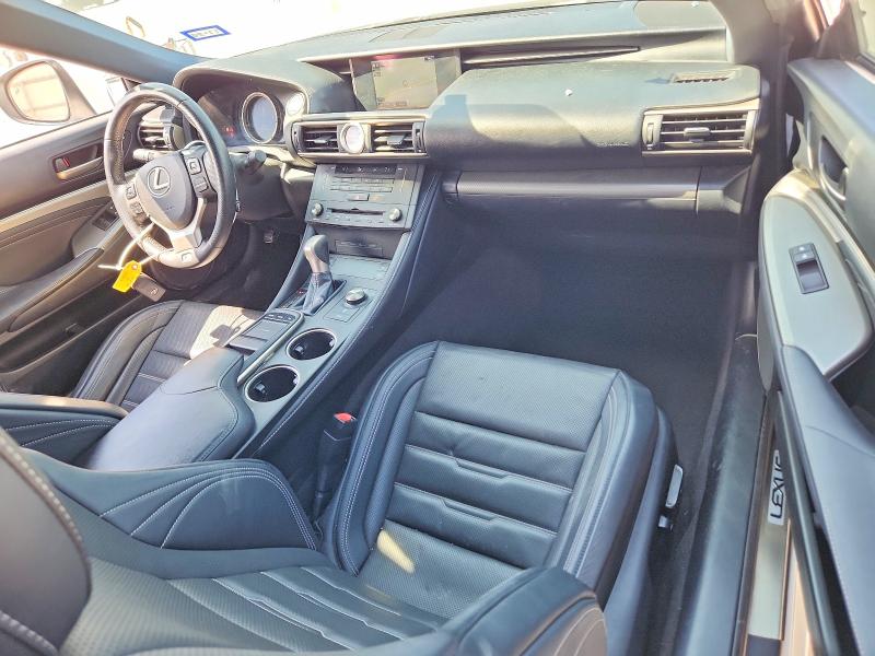 2015 Lexus Rc VIN JTHHE5BC6F5010163 COPART salvage auction — FRONT END, Tx - Salvage Vehicle Title, sold $3,550 on 2026-07-02 (photo 8)