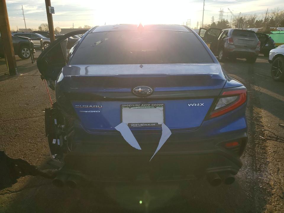 2023 Subaru Wrx VIN JF1VBAF6XP9802889 COPART salvage auction — REAR END, CO - PUBLIC - SALVAGE TITLE, sold $9,600 on 2026-07-02 (photo 6)
