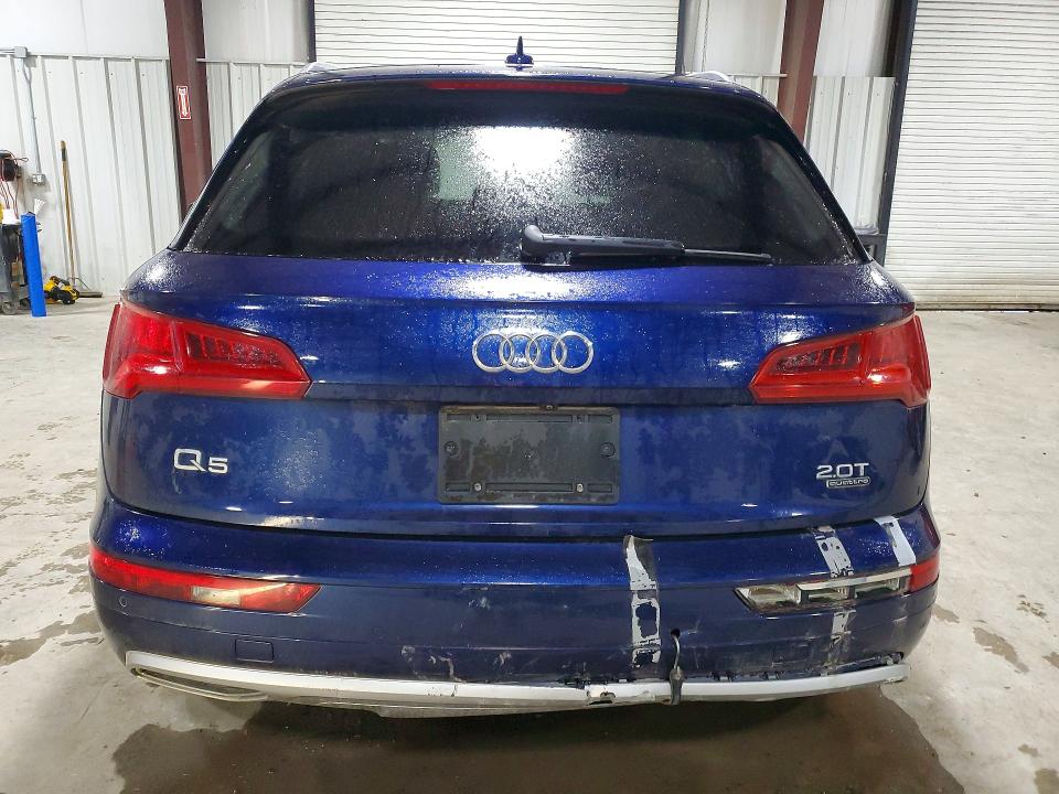 2018 Audi Q5 VIN WA1CNAFY0J2075184 COPART salvage auction — REAR END, Pa - Certificate Of Salvage, sold $475 on 2026-07-29 (photo 6)