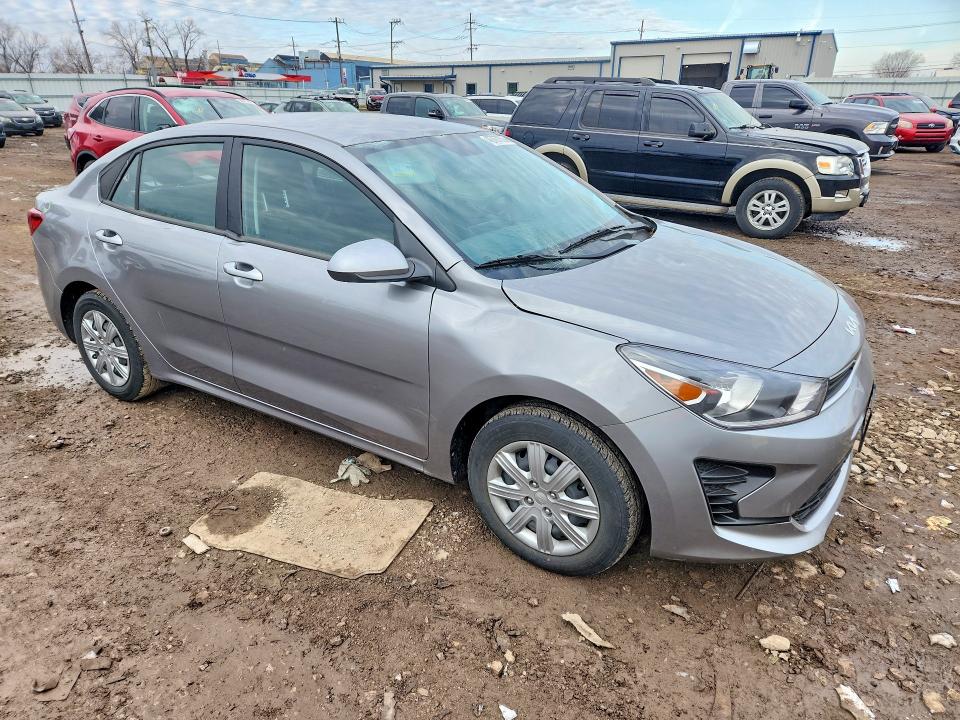 2023 Kia Rio VIN 3KPA24AD1PE588211 COPART salvage auction — HAIL, Il - Salvage Certificate, sold $5,200 on 2026-08-03 (photo 4)