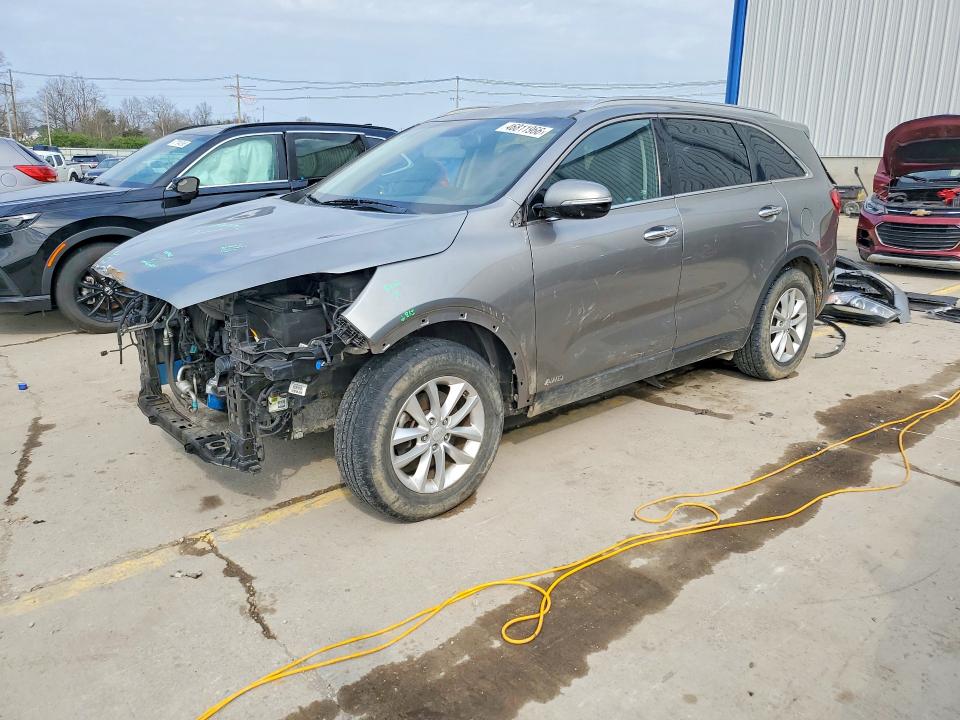 2018 Kia Sorento VIN 5XYPGDA39JG415212 COPART salvage auction — FRONT END, Ky - Certificate Of Title, sold $1,300 on 2026-07-29 (photo 1)