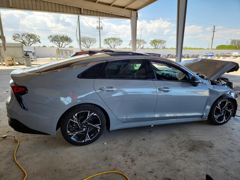 2025 Kia K5 VIN KNAG64J72S5283892 COPART salvage auction — FRONT END, Salvage Title, sold $275 on 2026-07-22 (photo 3)