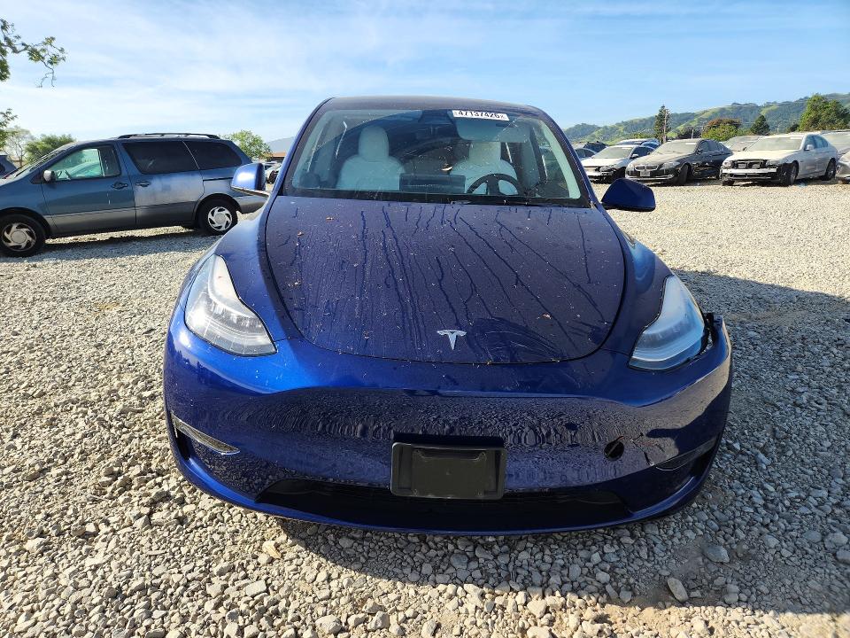 2021 Tesla Model y VIN 5YJYGDEE2MF158406 COPART salvage auction — FRONT END, CA, sold $5,200 on 2026-07-14 (photo 5)