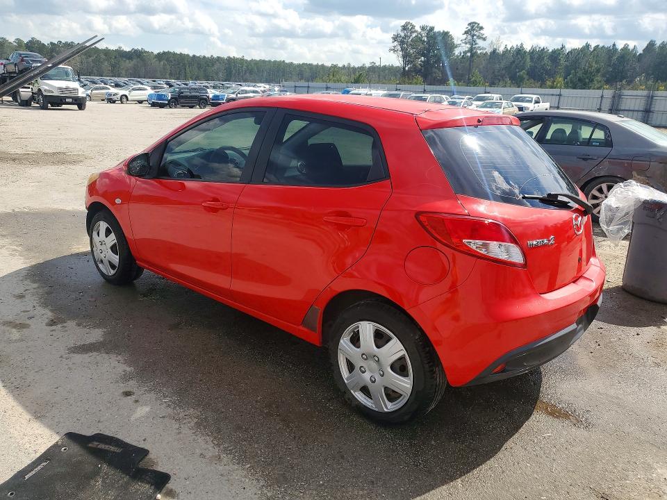 2012 Mazda 2 VIN JM1DE1KY5C0132820 COPART salvage auction — FRONT END, Sc - Cert Of Title-Salvage, sold $1,100 on 2026-07-06 (photo 2)