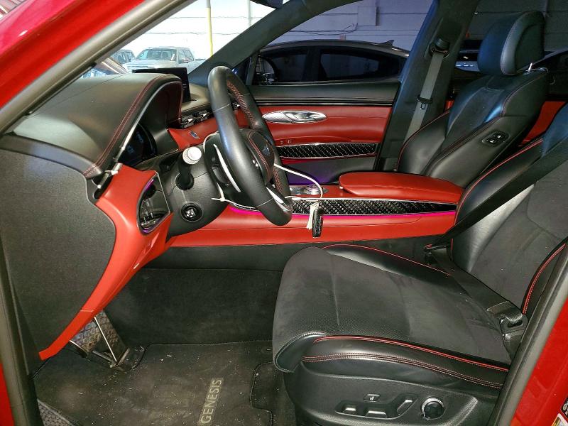 2022 Genesis Gv70 VIN KMUMCDTC7NU036254 COPART salvage auction — MINOR DENT/SCRATCHES, VA - CERTIFICATE OF TITLE, sold $17,400 on 2026-07-29 (photo 7)