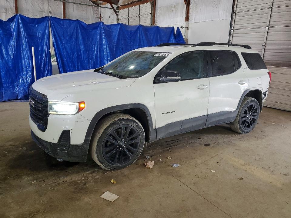 2021 Gmc VIN 1GKKNRLS6MZ232524 COPART salvage auction — REAR END, Salvage Title, sold $3,400 on 2026-08-24 (photo 1)
