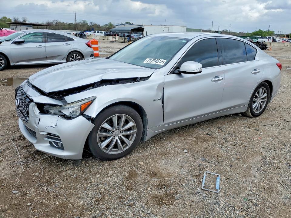 2014 Infiniti Q50 VIN JN1AV7AR8EM702419 — COPART salvage auction photo