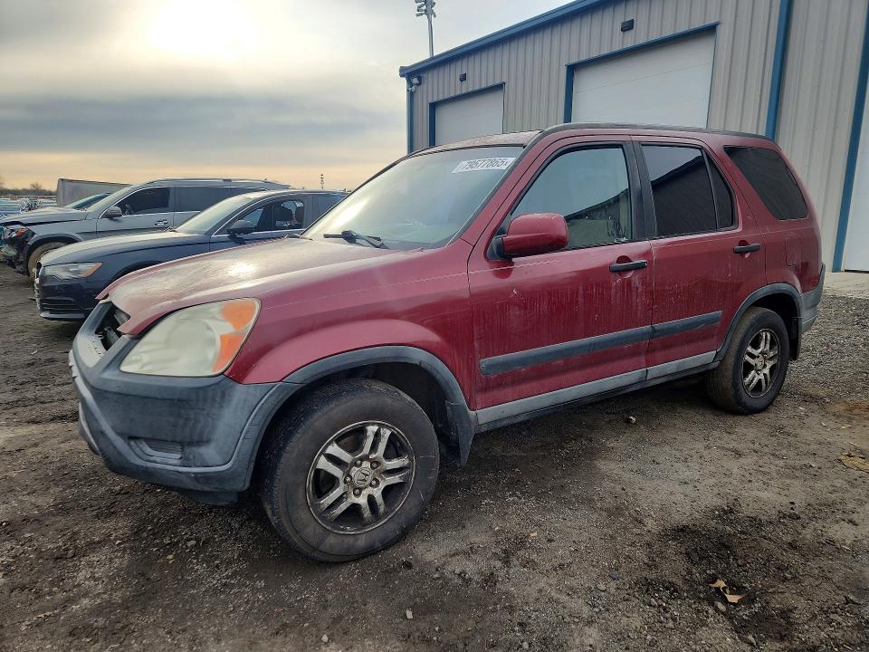 2004 Honda Cr-v VIN SHSRD78824U214003 COPART salvage auction — VANDALISM, Md - Parts Only-No Title Letter, sold $425 on 2026-07-28 (photo 1)