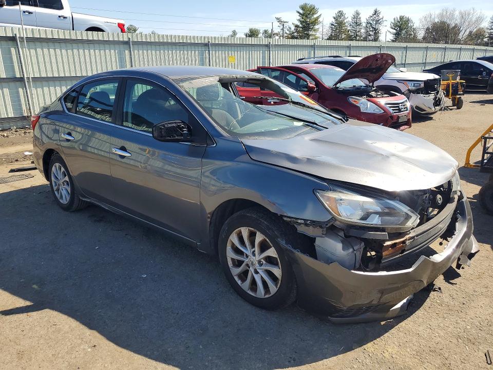 2019 Nissan Sentra VIN 3N1AB7AP4KL624864 COPART salvage auction — FRONT END, Pa - Reconstructed Clean, sold $650 on 2026-07-10 (photo 4)