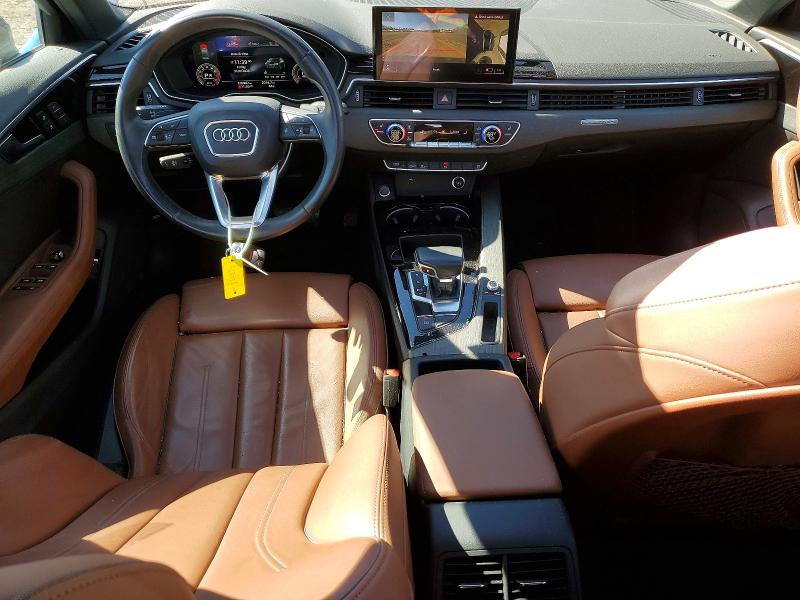 2021 Audi A4 VIN WAUEAAF48MN011773 COPART salvage auction — ROOF, Id - Salvage Certificate Of Title, sold $8,300 on 2026-07-27 (photo 8)