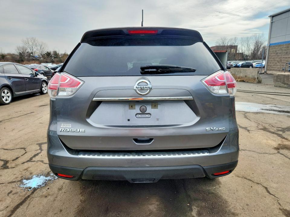 2016 Nissan Rogue VIN KNMAT2MV0GP700082 COPART salvage auction — FRONT END, Nh - Cert Of Title-Salvage, sold $650 on 2026-07-07 (photo 6)