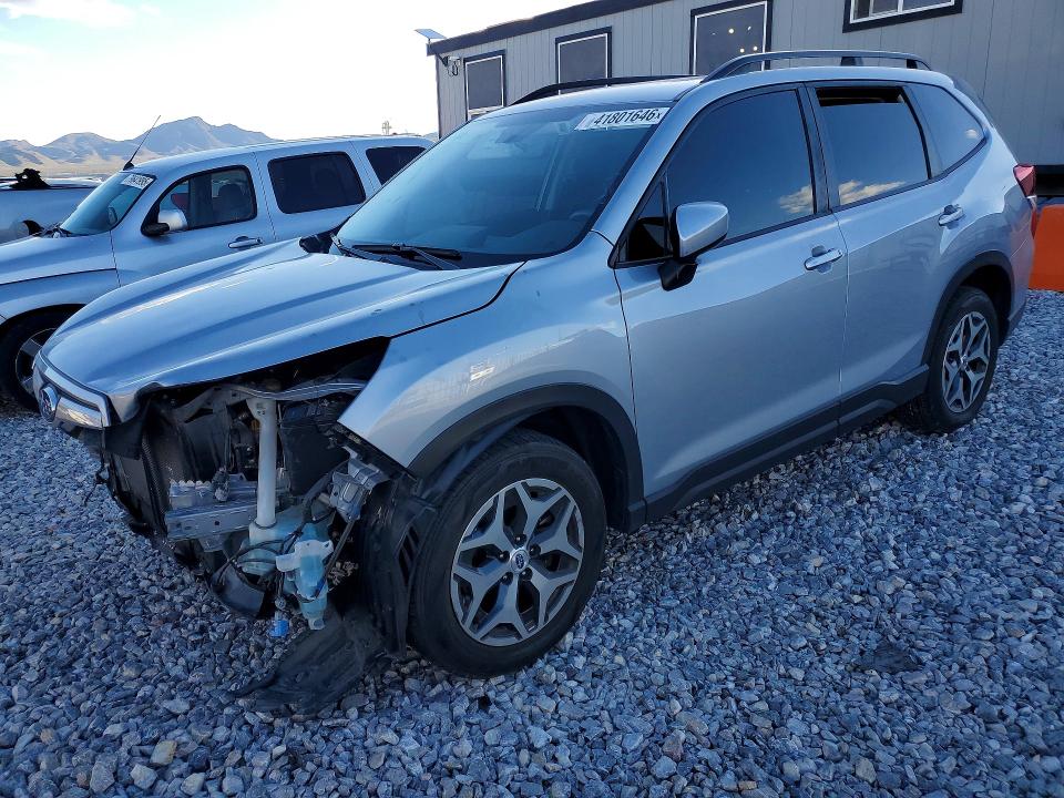 2021 Subaru Forester VIN JF2SKAJCXMH492191 COPART salvage auction — FRONT END, Nv - Salvage Title, sold $3,900 on 2026-07-15 (photo 1)
