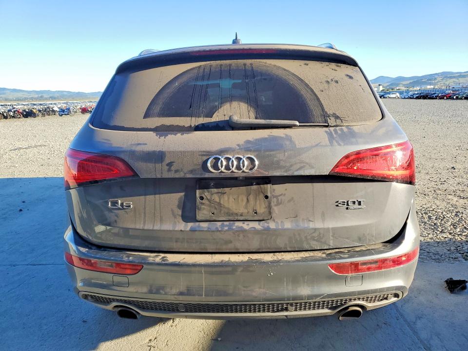 2013 Audi Q5 VIN WA1DGAFP3DA100871 COPART salvage auction — VANDALISM, Ca - Salvage Certificate, sold $175 on 2026-07-27 (photo 6)