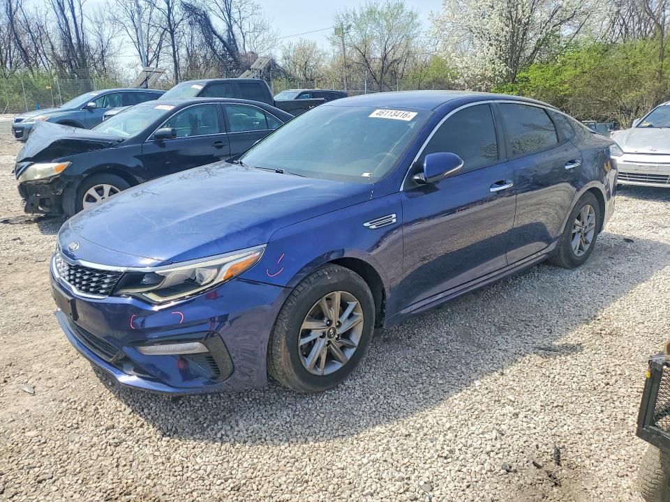 2019 Kia Optima VIN 5XXGT4L31KG310937 COPART salvage auction — REAR END, Md - Cert Of Salvage > 75% Damage, sold $1,900 on 2026-07-14 (photo 1)