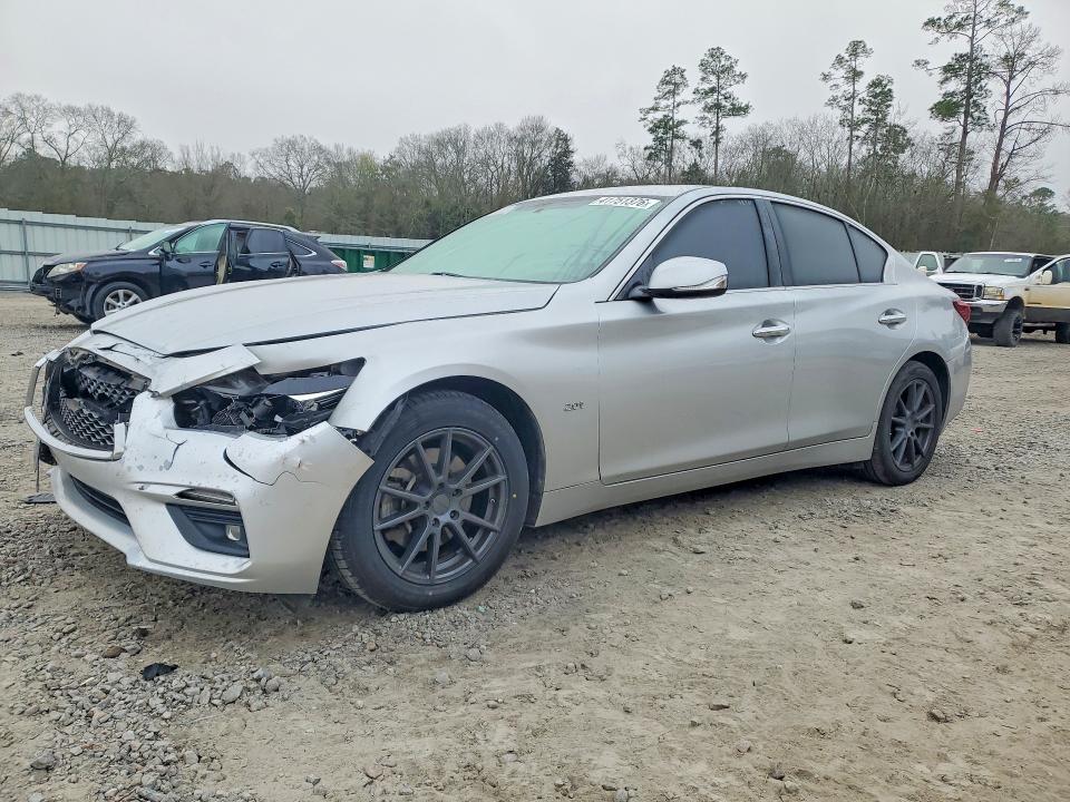 2019 Infiniti Q50 VIN JN1CV7AP0KM110175 COPART salvage auction — FRONT END, Ga - Cert Of Title-Salvage, sold $2,950 on 2026-07-14 (photo 1)