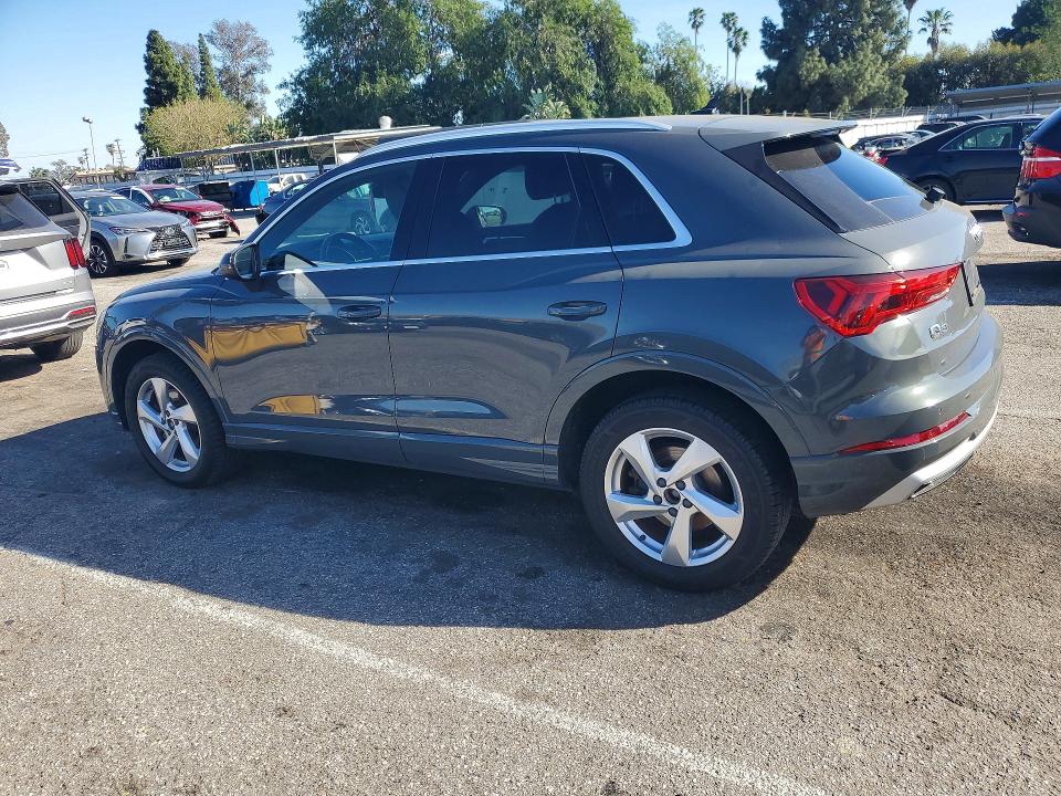 2020 Audi Q3 VIN WA1AECF3XL1111530 COPART salvage auction — SIDE, Salvage Title, sold $300 on 2026-07-24 (photo 2)