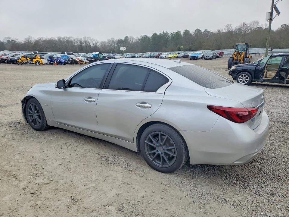 2019 Infiniti Q50 VIN JN1CV7AP0KM110175 COPART salvage auction — FRONT END, Ga - Cert Of Title-Salvage, sold $2,950 on 2026-07-14 (photo 2)