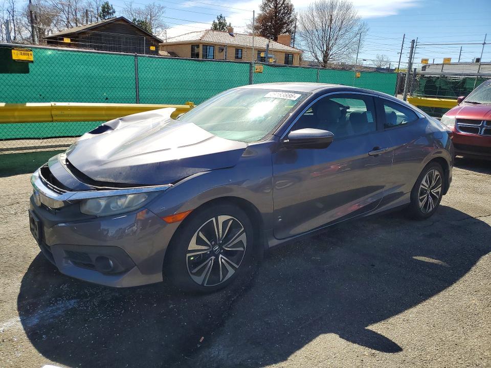 2016 Honda Civic VIN 2HGFC3B37GH353336 COPART salvage auction — FRONT END, Salvage Title, sold $2,550 on 2026-08-20 (photo 1)