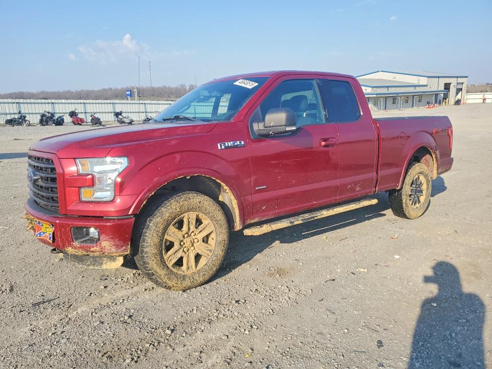 2016 Ford F-150 VIN 1FTEX1EP0GFB90032 COPART salvage auction — SIDE, Ky - Cert Of Title-Salvage, sold $3,100 on 2026-07-02 (photo 1)