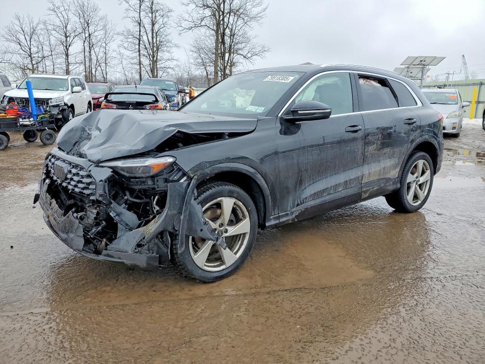 2025 Audi Q5 VIN WA12AAGU6S2014216 COPART salvage auction — FRONT END, Ny - Mv907A-Parts Only W/Lienholder, sold $15,700 on 2026-07-22 (photo 1)