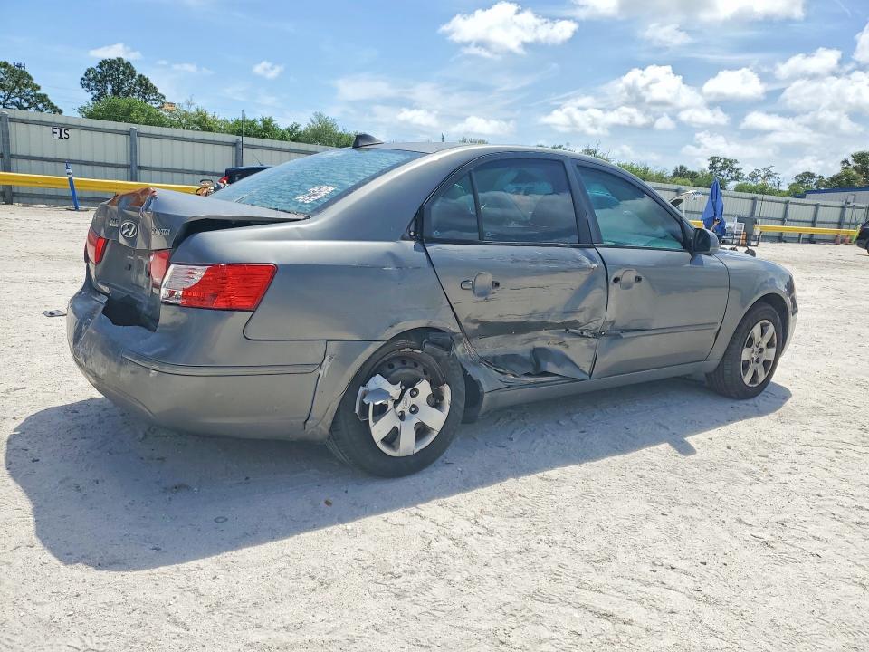 2010 Hyundai Sonata VIN 5NPET4AC8AH653046 COPART salvage auction — SIDE, FL - CERT OF TITLE SLVG REBUILDABLE, sold $525 on 2026-07-22 (photo 3)