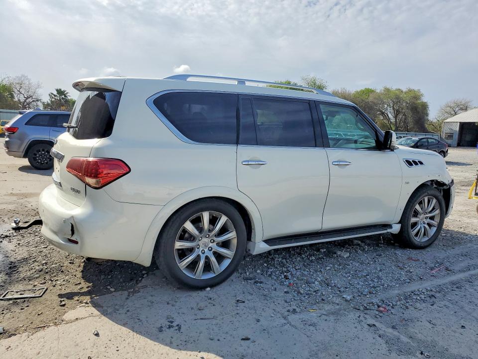 2014 Infiniti Qx80 VIN JN8AZ2ND1E9750631 COPART salvage auction — FRONT END, TX - CERTIFICATE OF TITLE, sold $1,350 on 2026-07-28 (photo 3)