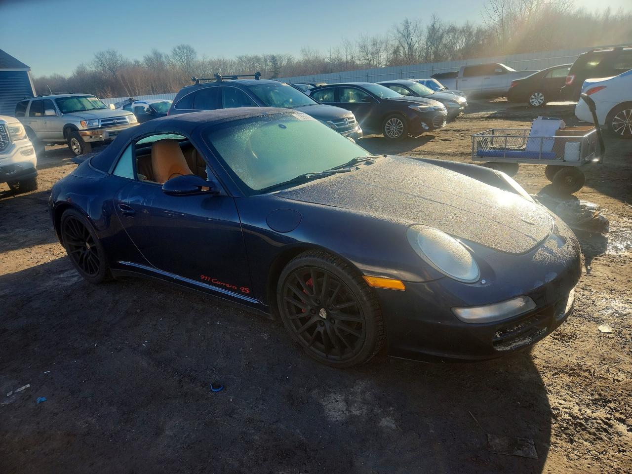 2007 Porsche 911 VIN WP0CB29977S775298 COPART salvage auction — Water/Flood, FL - CERT OF TITLE-FLOOD & REBUILT, sold $14,400 on 2026-04-08 (photo 4)