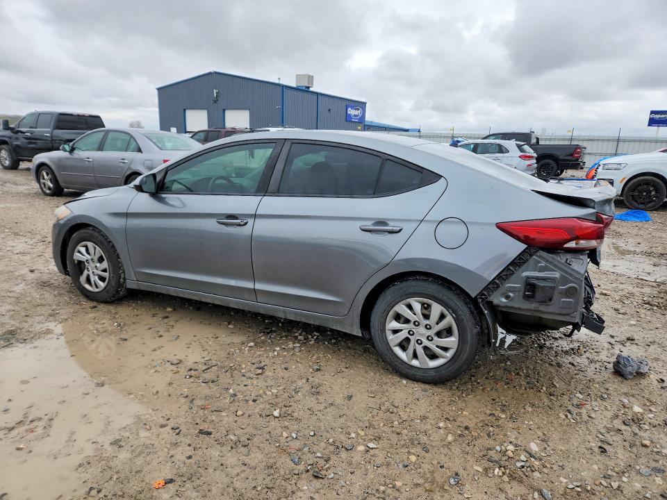 2018 Hyundai Elantra VIN KMHD74LF3JU556104 COPART salvage auction — REAR END, UT - SALVAGE CERTIFICATE, sold $1,850 on 2026-07-28 (photo 2)