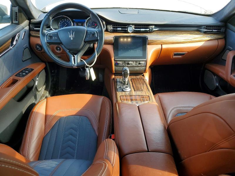2017 Maserati Quattroporte VIN ZAM56RPL5H1197077 COPART salvage auction — FRONT END, GA, sold $4,150 on 2026-08-06 (photo 8)