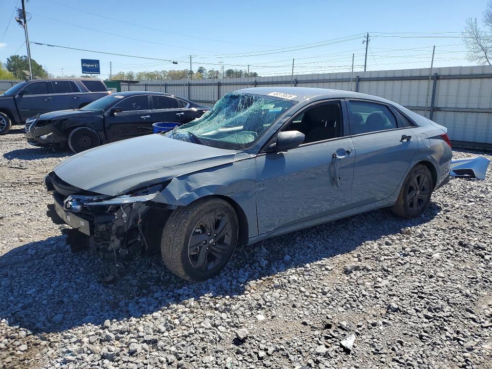 2022 Hyundai Elantra VIN KMHLM4AG7NU322084 COPART salvage auction — FRONT END, Id - Salvage Certificate Of Title, sold $2,000 on 2026-07-14 (photo 1)