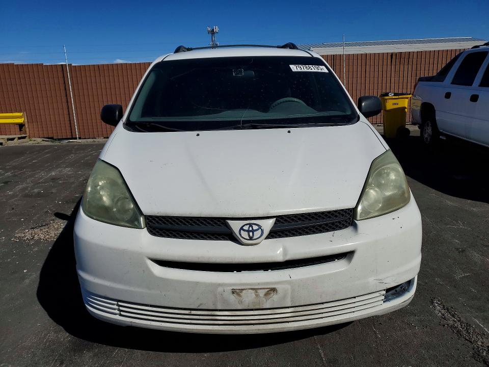 2004 Toyota Sienna VIN 5TDZA23C64S208246 COPART salvage auction — SIDE, NV - SALVAGE TITLE, sold $550 on 2026-07-20 (photo 5)