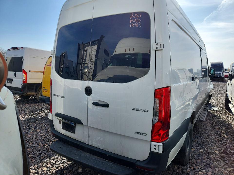 2024 Mercedes-benz Sprinter 2500 VIN W1W4NCVY5RT163536 COPART salvage auction — FRONT END, Ks - Cert Of Title-Salvage, sold $12,900 on 2026-07-08 (photo 3)