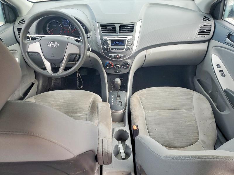 2016 Hyundai Accent VIN KMHCT4AE4GU977131 COPART salvage auction — WATER/FLOOD, MI - CERT OF TITLE-SALVAGE FLOOD, sold $500 on 2026-07-02 (photo 8)