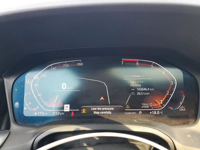 2019 BMW 3er VIN WBA5R7C51KAJ82944 COPART salvage auction — REAR END, Salvage Title, sold $15,000 on 2026-08-20 (photo 9)