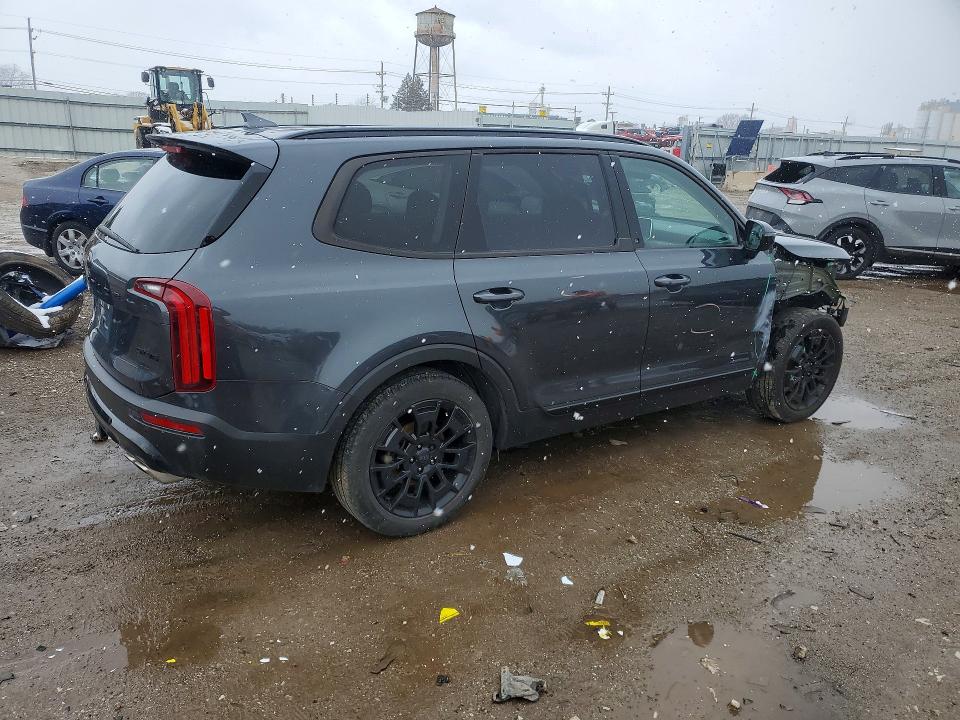 2021 Kia Telluride VIN 5XYP5DHC6MG189632 COPART salvage auction — FRONT END, Wv - Salvage Certificate, sold $6,000 on 2026-07-22 (photo 3)