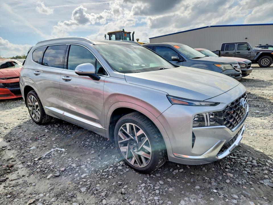 2023 Hyundai Santa fe VIN 5NMS54ALXPH556224 COPART salvage auction — REAR END, Mi - Certificate Of Title, sold $11,100 on 2026-07-02 (photo 4)