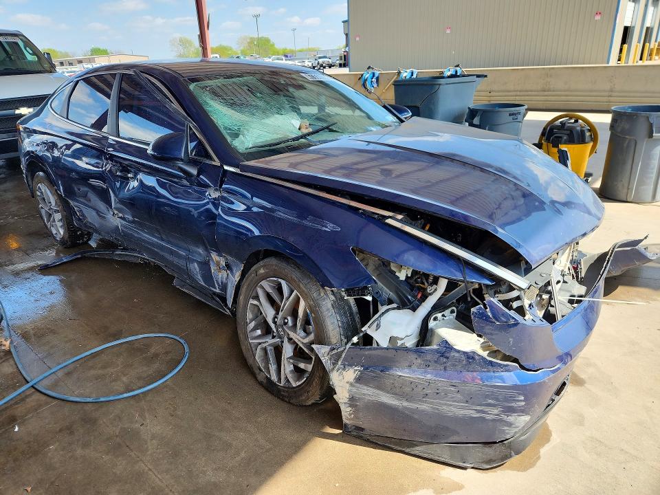 2020 Hyundai Sonata VIN 5NPEF4JA2LH059495 COPART salvage auction — FRONT END, Tx - Certificate Of Title, sold $1,350 on 2026-07-30 (photo 4)