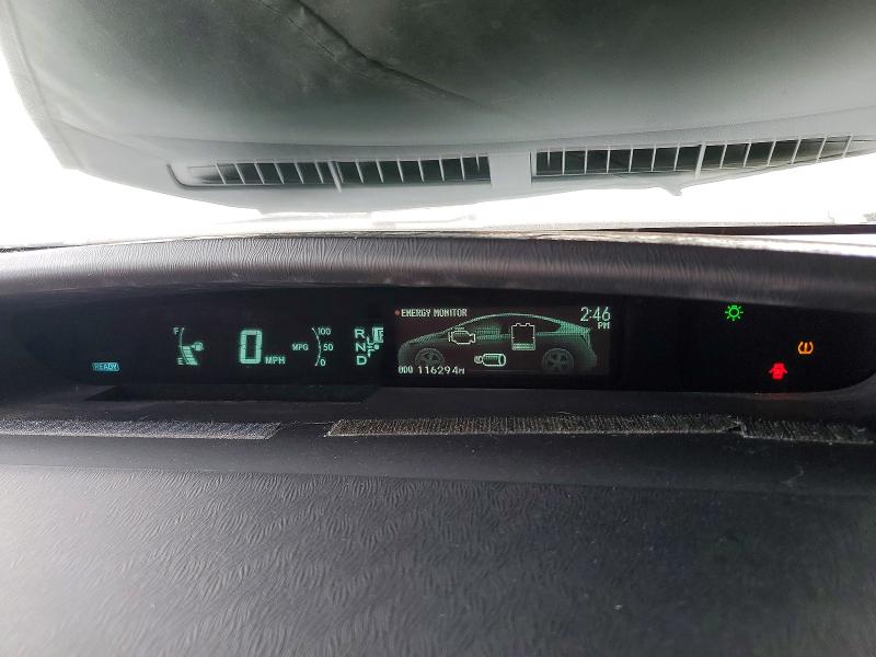 2012 Toyota Prius VIN JTDKN3DU9C5532590 COPART salvage auction — REAR END, NV - SALVAGE TITLE, sold $3,100 on 2026-07-30 (photo 9)