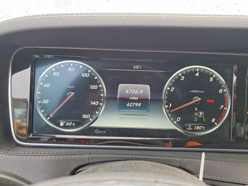 2017 Mercedes-benz S-klasse VIN WDDUG8CB9HA314170 COPART salvage auction — FRONT END, Salvage Title, sold $8,700 on 2026-07-28 (photo 9)
