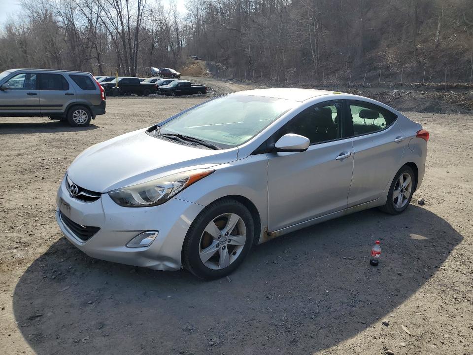 2012 Hyundai Elantra VIN KMHDH4AE6CU375606 COPART salvage auction — MINOR DENT/SCRATCHES, Ny - Certificate Of Title, sold $700 on 2026-07-23 (photo 1)