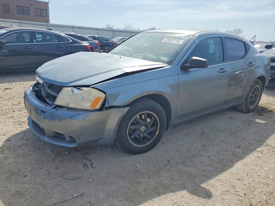 2010 Dodge Avenger VIN 1B3CC4FB3AN227385 COPART salvage auction — FRONT END, Ks - Cert Of Title-Salvage, sold $500 on 2026-07-09 (photo 1)